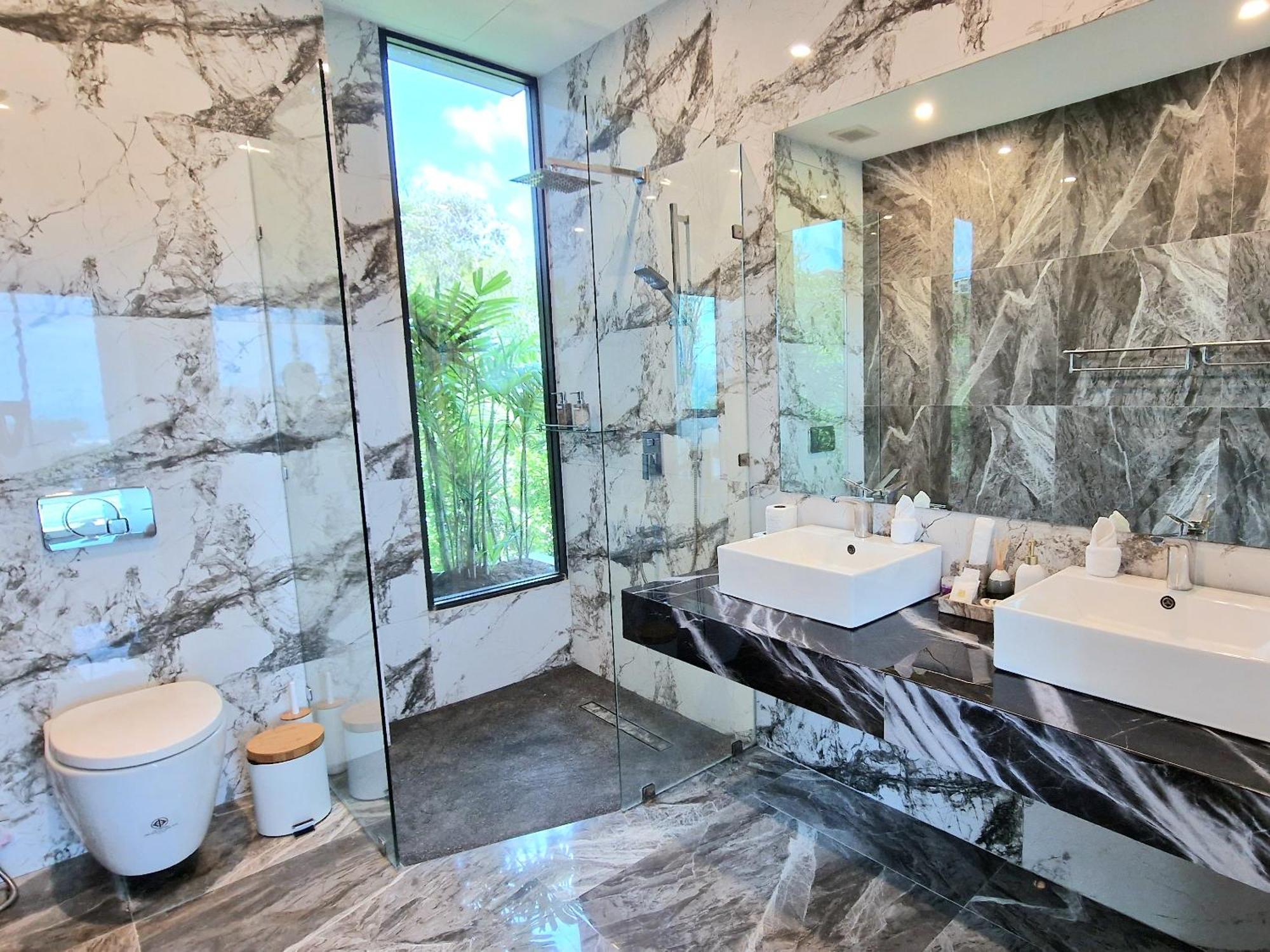 Villa Obsidian, With Staff, Sea View And Walk To Choeng Mon Beach Екстер'єр фото