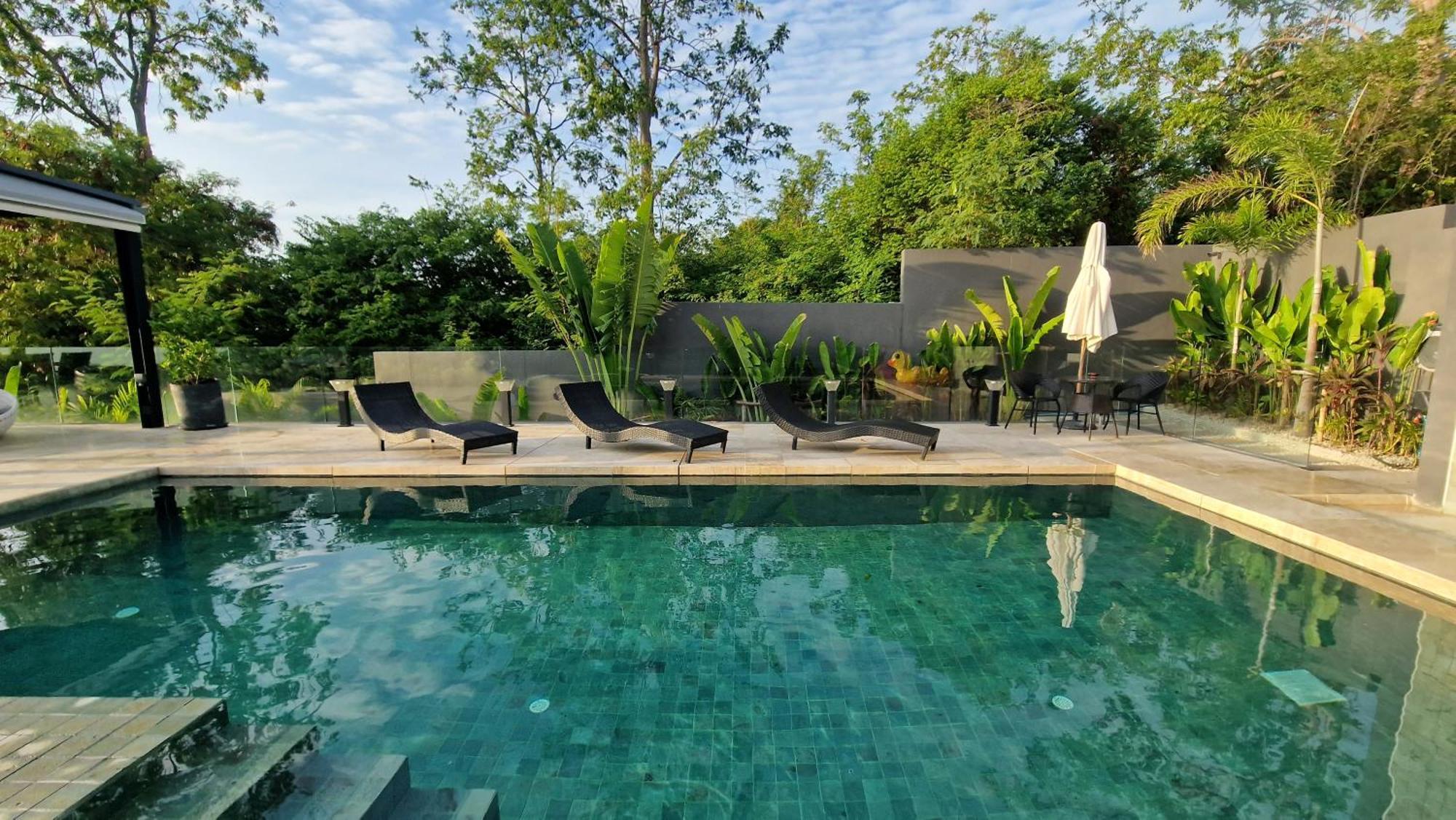 Villa Obsidian, With Staff, Sea View And Walk To Choeng Mon Beach Екстер'єр фото