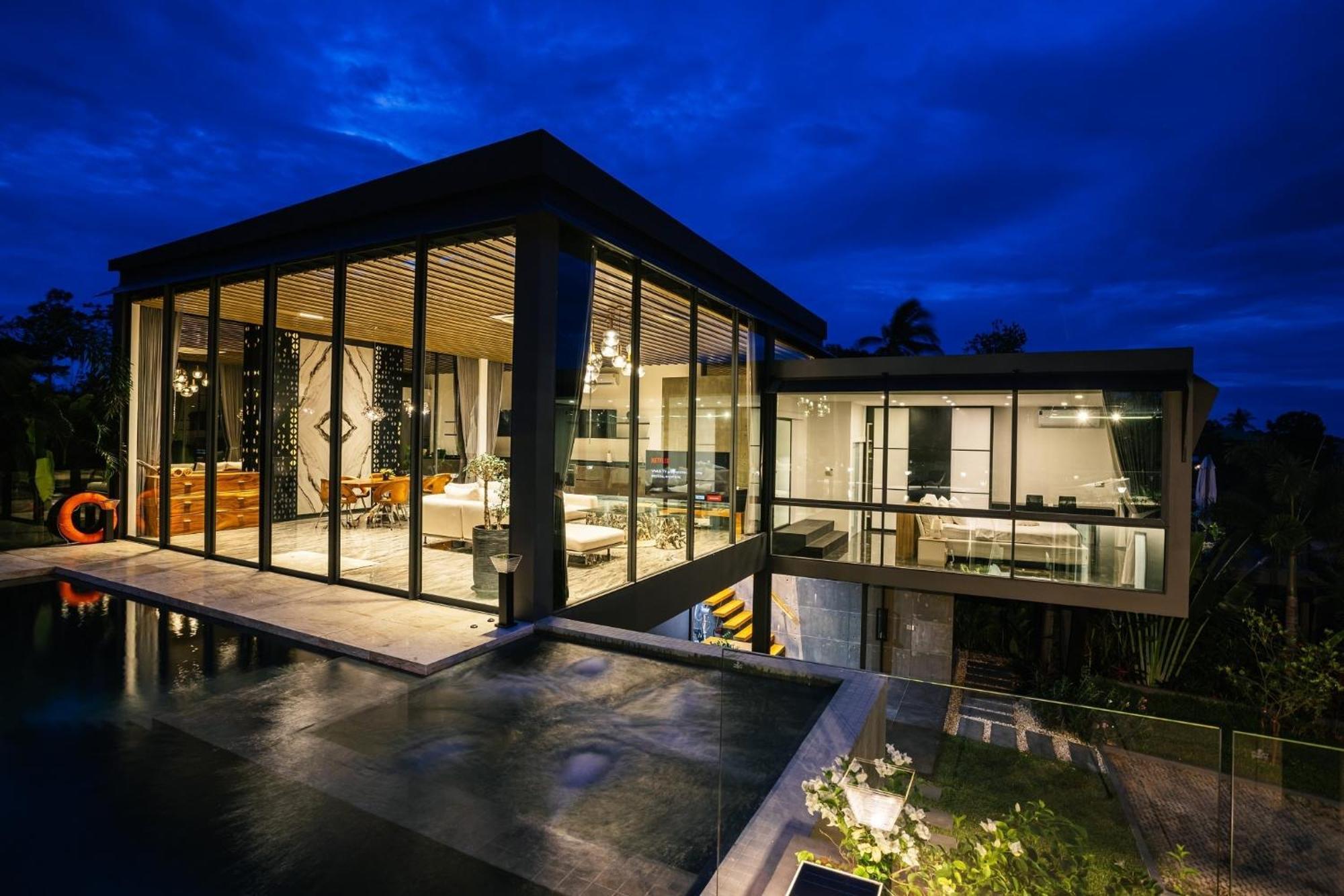Villa Obsidian, With Staff, Sea View And Walk To Choeng Mon Beach Екстер'єр фото