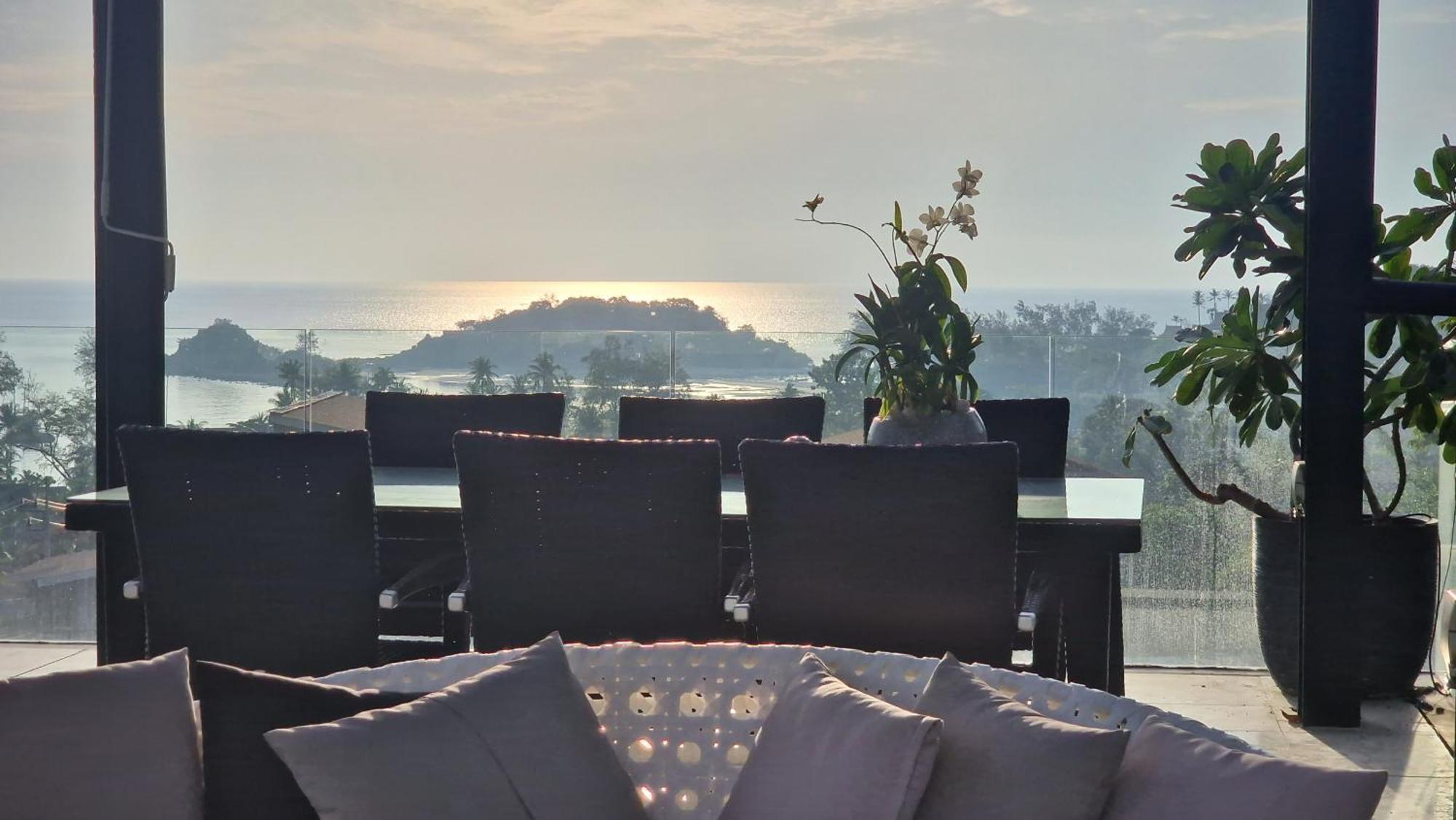Villa Obsidian, With Staff, Sea View And Walk To Choeng Mon Beach Екстер'єр фото