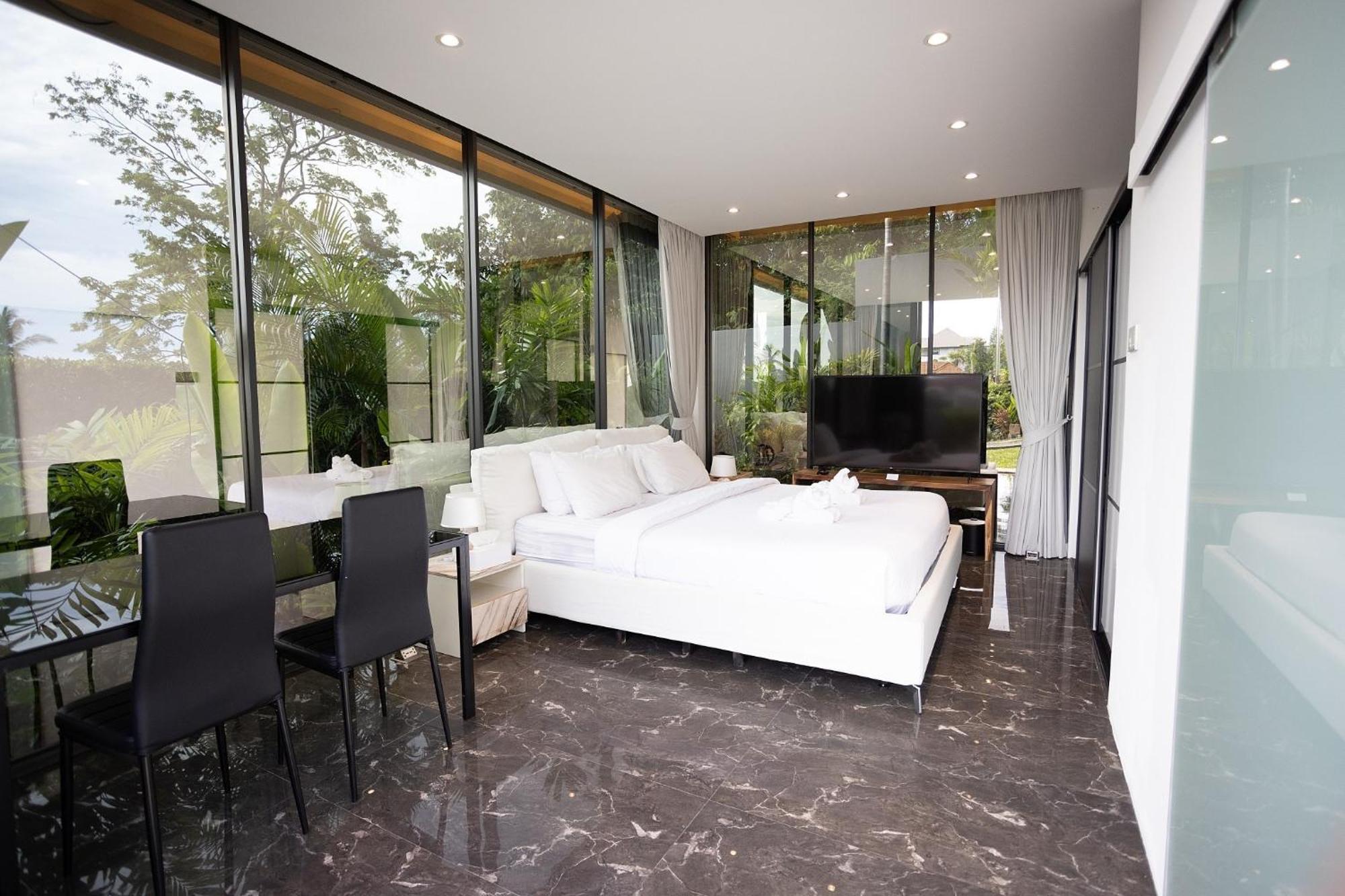 Villa Obsidian, With Staff, Sea View And Walk To Choeng Mon Beach Екстер'єр фото